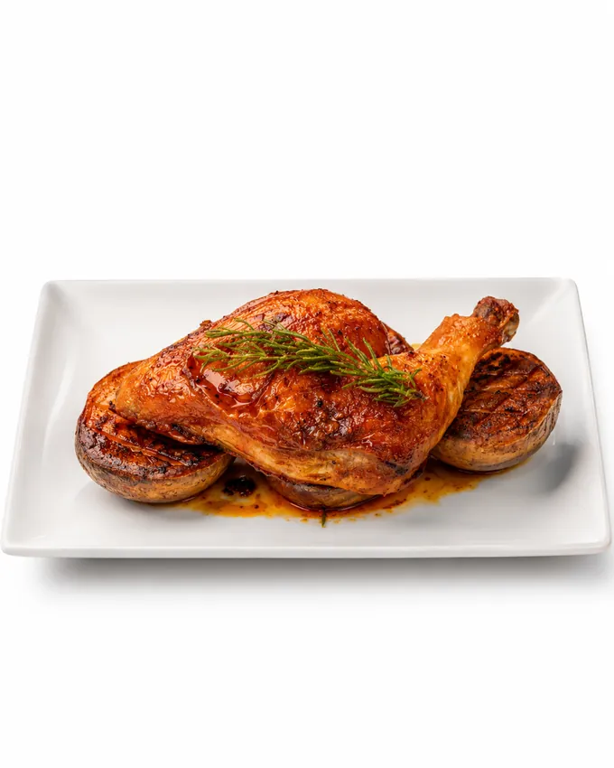 Cuartos traseros de pollo con patatas de AL PUNTO